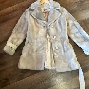 Vintage Women's Faux Fur Coat